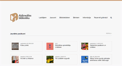 Desktop Screenshot of biblioteka.aizkraukle.lv